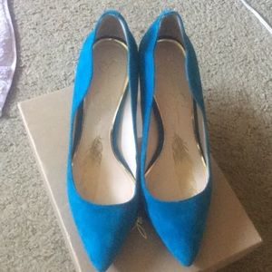 Jessica Simpson Teal Heel